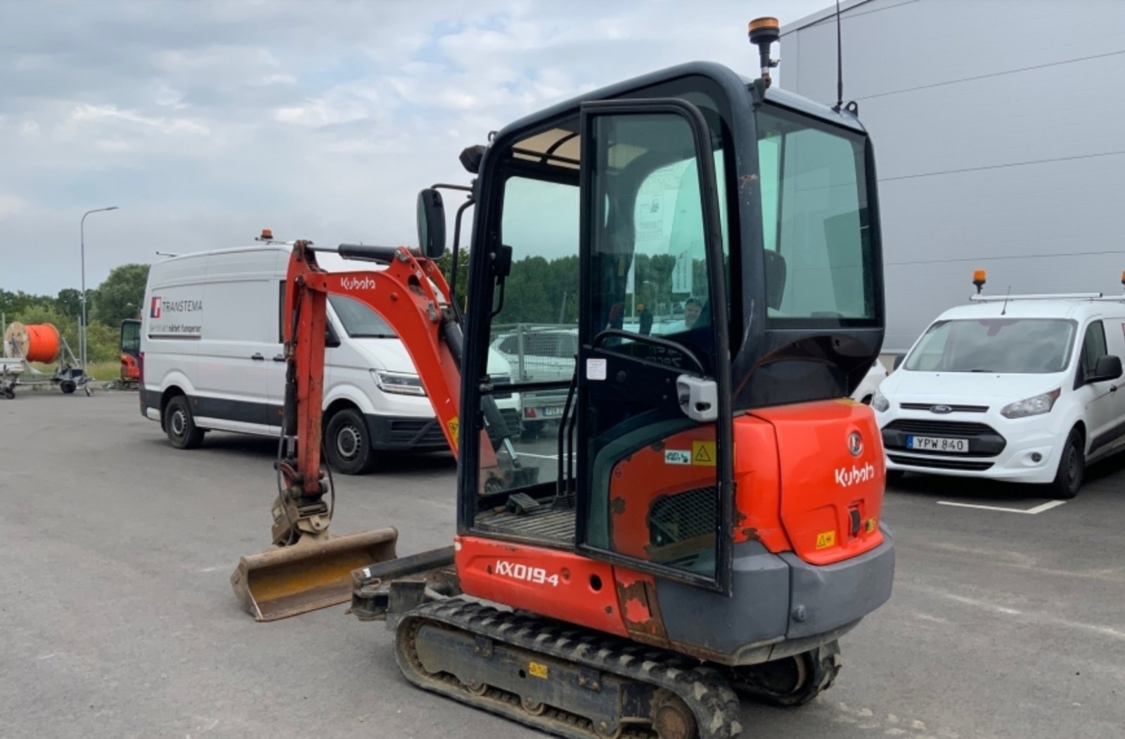 2015 Bagger Kubota KX019-4 mit Werkzeug und Anhänger - 12.000 EUR - Image 8
