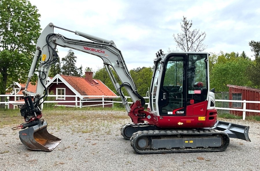 2019 Takeuchi TB260 Bagger mit Rototilt und Anbaugeräten - 20.000 EUR - Image 8