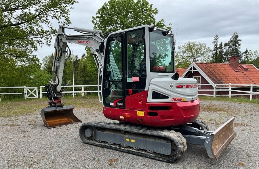 2019 Takeuchi TB260 Bagger mit Rototilt und Anbaugeräten - 20.000 EUR - Image 7