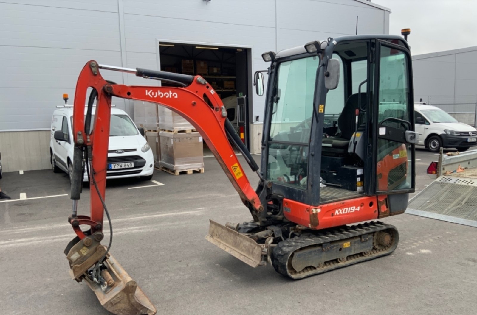 2015 Bagger Kubota KX019-4 mit Werkzeug und Anhänger - 12.000 EUR - Image 4